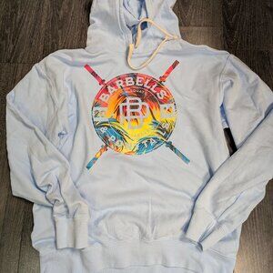 Barbells And Ponytails "Tropical" Pullover Hoodie Sweatshirt Sz M NEW